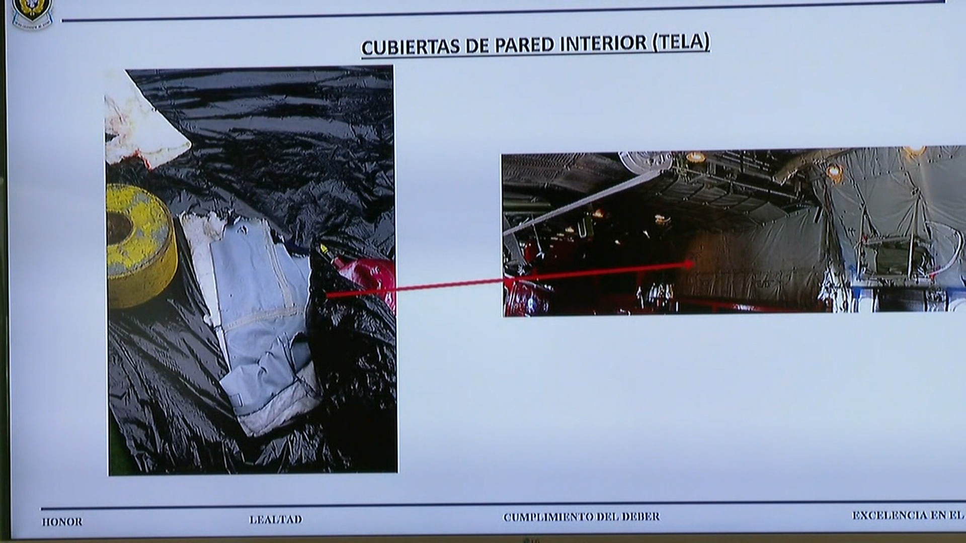 Restos hallados del avión siniestrado en Chile (CNN Chile / Fuerzas Armadas de Chile)