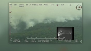 Imágenes aéreas de incendio forestal cercano a Sydney