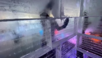 Construyeron un laberinto de hielo de Washington D.C.