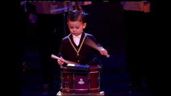 Con 3 años sorprendió al mundo con su tambor