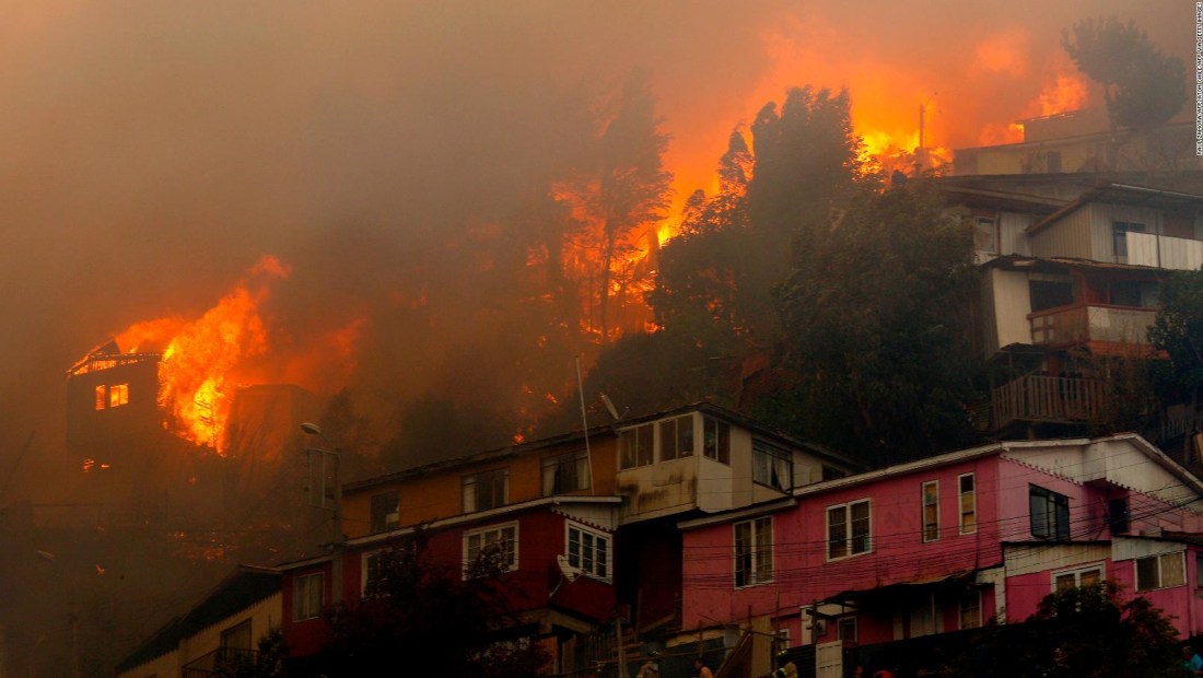 ¿Fueron intencionales los incendios en Valparaíso?