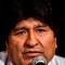 Bolivia's ex-President Evo Morales gestures during a press conference in Buenos Aires, on December 17, 2019. - Bolivia's interim president Jeanine Anez has said an arrest warrant will soon be issued against former president Evo Morales, who has received asylum in neighboring Argentina. (Photo by RONALDO SCHEMIDT / AFP) (Photo by RONALDO SCHEMIDT/AFP via Getty Images)