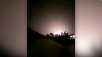 Así cayeron los misiles iraníes sobre base en Iraq