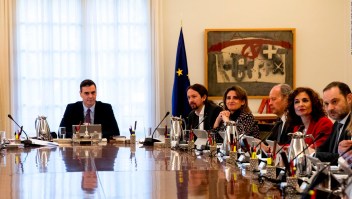 La primera reunión de trabajo del Gobierno de Sánchez