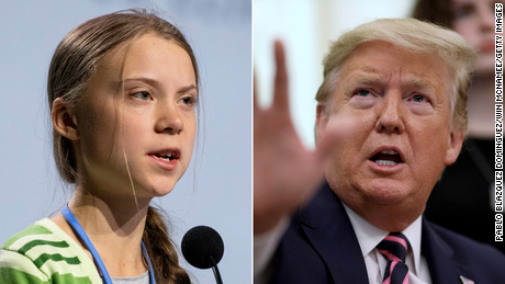 Greta y Trump, en desacuerdo una vez más