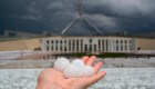 Clima "apocalíptico" en Australia: ahora cae granizo