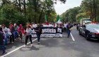 Marcha por la paz encabezada por Sicilia y familia LeBarón