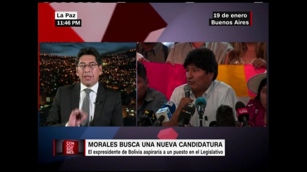 Evo Morales busca candidatura para la Asamblea Plurinacional
