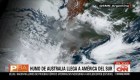 El humo de los incendios Australia llega a América del Sur