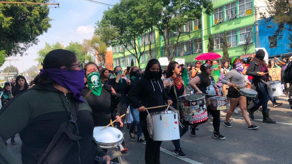 Manifestaciones contra el feminicidio en México