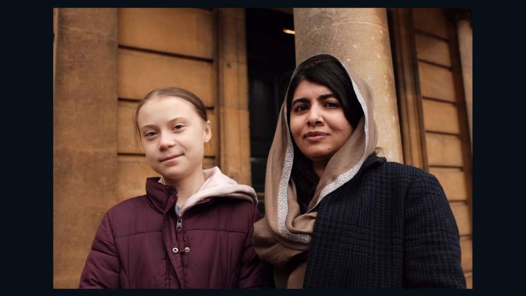 Greta Thurnberg conoció a Malala Yousafzai