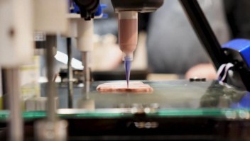 Hacen carne con una impresora 3D