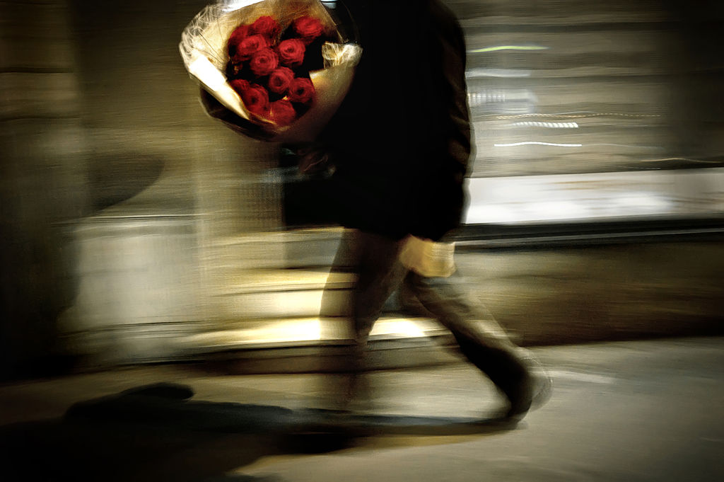 A Man Carries A Bouquet Of Red Roses Dur Cnn