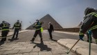 Egipto desinfecta las pirámides por temor al coronavirus