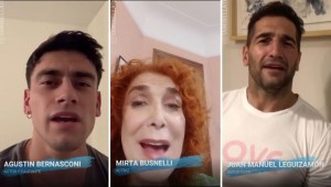 El video viral de famosos argentinos cantando "Imagine"