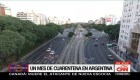 Un mes de cuarentena obligatoria en Argentina