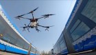 Drones para desinfectar el transporte público