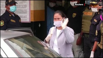 Keiko Fujimori sale de la cárcel