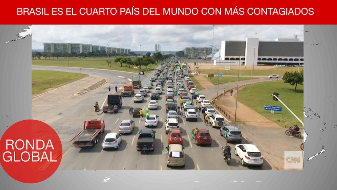 Brasil, cuarto país con más contagios y más del covid-19