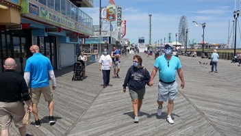 Playas de Nueva Jersey reabren con medidas de salud