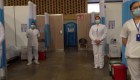 Hospital transitorio en Bogotá recibe a sus primeros pacientes