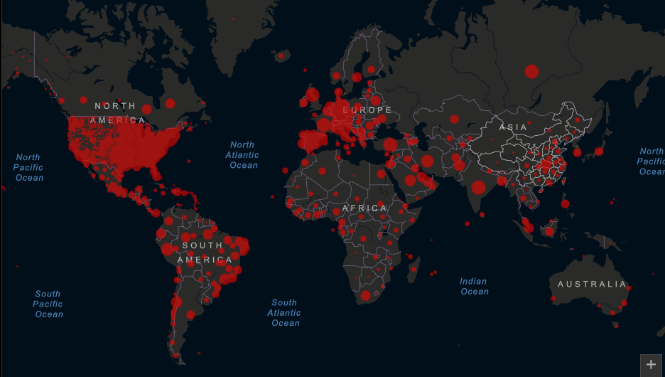 Enfriarse Preludio corte largo Este mapa te muestra la situación del coronavirus en el mundo en tiempo real  | CNN