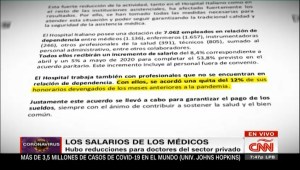 Reducciones de salarios para los médicos del sector privado en Argentina