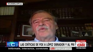 Vicente Fox critica manejo de AMLO sobre el coronavirus y su respuesta al NYT