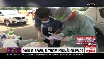 Brasil sobrepasa máximo de muertes por covid-19 