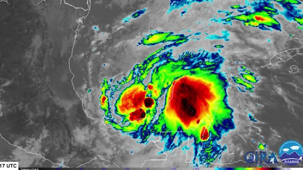 La depresión tropical Cristóbal se mueve hacia el interior, pero la
