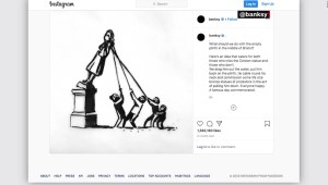 Banksy propone una nueva versión para la estatua de Edward Colston