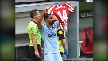 Dedicatoria de Diego Costa a futbolista operada de un tumor cerebral