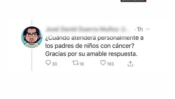 Polémica por tuit de la esposa de AMLO sobre niños con cáncer