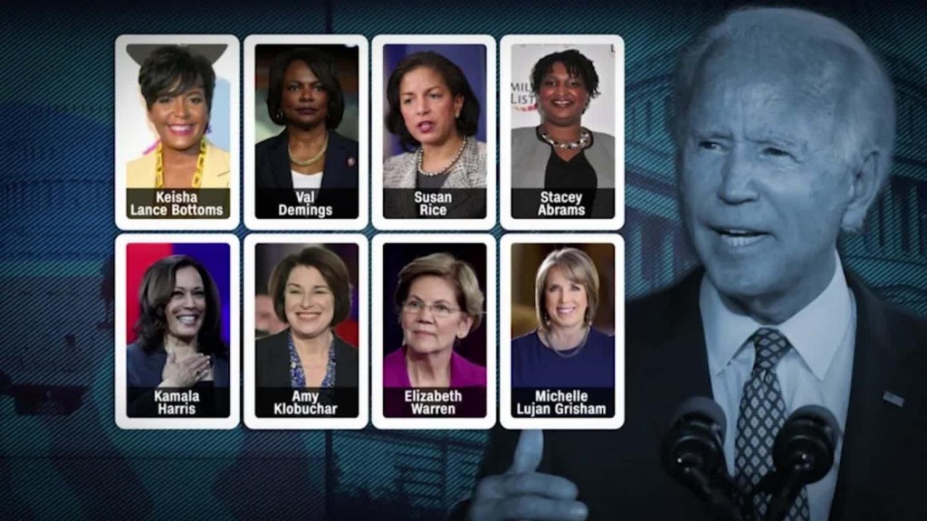 Las mujeres en la baraja de Joe Biden para vicepresidenta