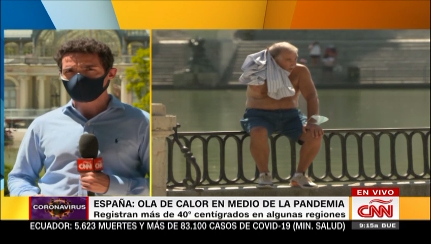 España enfrenta ola de calor y más casos de covid