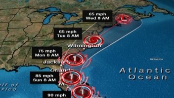 Mira el avance del ciclón tropical Isaías