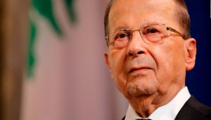 Presidente libanés teme vacío de poder si dimite