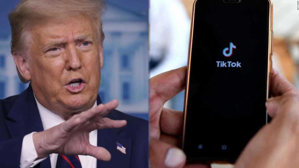 Trump quiere una comisión por la posible venta de TikTok