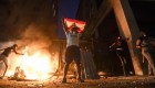 Manifestantes y fuerzas de seguridad se enfrentan en Beirut