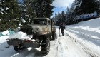 Temporal de nieve golpea a Bariloche, Argentina