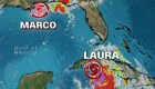 Marco trae más lluvia, pero Laura promete ser huracán categoría 2