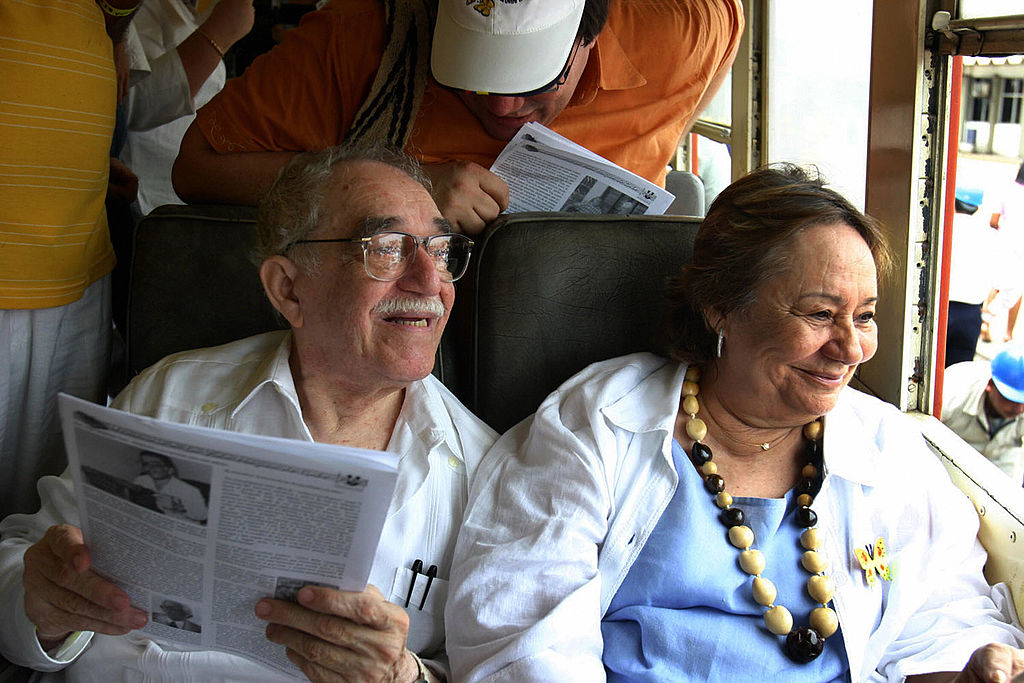 Mercedes Barcha siempre estuvo al lado del ganador del premio Nobel de Literatura. Foto: Getty Images