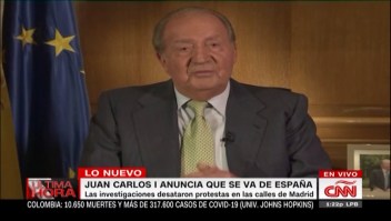 Juan Carlos I deja España 