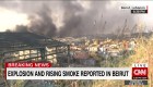 Reportan fuerte explosión en Beirut