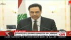 Renuncia primer ministro de Líbano, Hassan Diab
