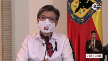 La violencia no es la solución, dice alcaldesa de Bogotá