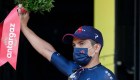 Richard Carapaz sube al podio en el Tour de Francia