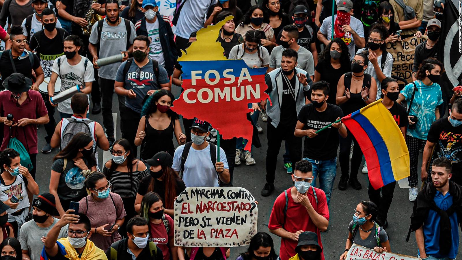 Jornada De Protestas Contra La Brutalidad Policial En Colombia Video Cnn 