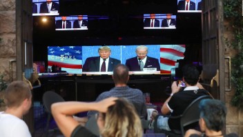 Debate presidencial se degradó con encuentro Trump vs. Biden