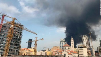 Beirut incendio puerto explosión
